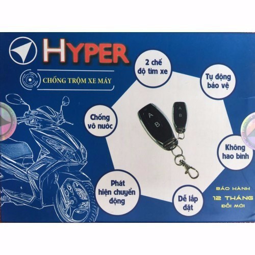 Khóa chống trộm xe máy cao cấp HYPER