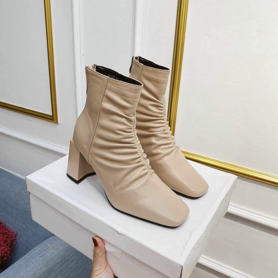 BOOT NHÚN CHUN GÓT TRỤ CAO 8 PHÂN Da mờ F13 | BigBuy360 - bigbuy360.vn