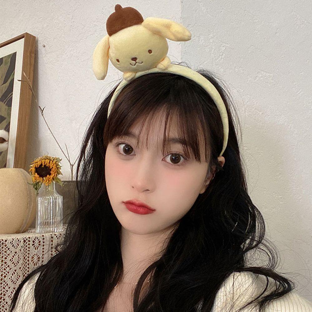 Băng Đô Cài Tóc Rửa Mặt Họa Tiết Hoạt Hình Kuromi Melody Kiểu Hàn Quốc Dễ Thương Cho Bạn Gái