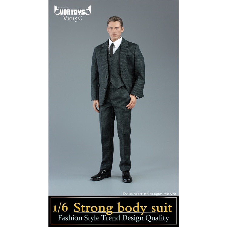 Mô hình trang phục Nam 1/6 Vest Suit V1015 - Hãng VORTOYS