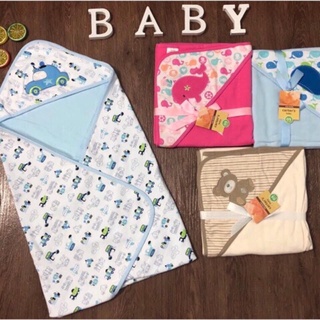 Chăn ủ/ khăn choàng Carter 2 lớp cotton