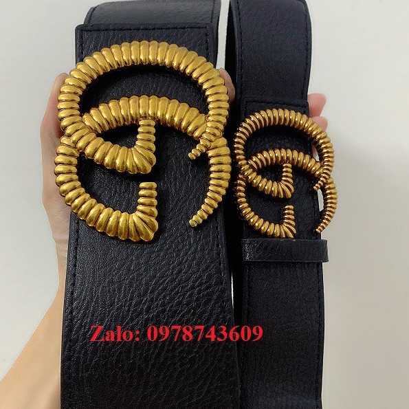 Đai váy bản to G rắn 8cm