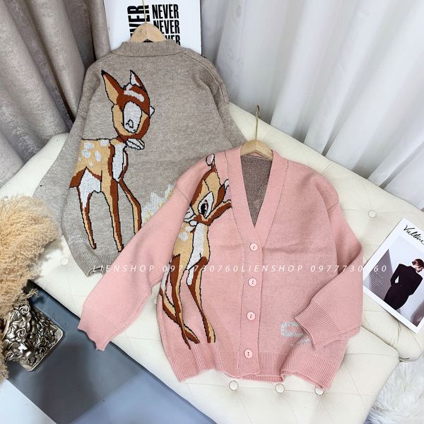 Khoác len nai 2 màu chất hàng loại đẹp