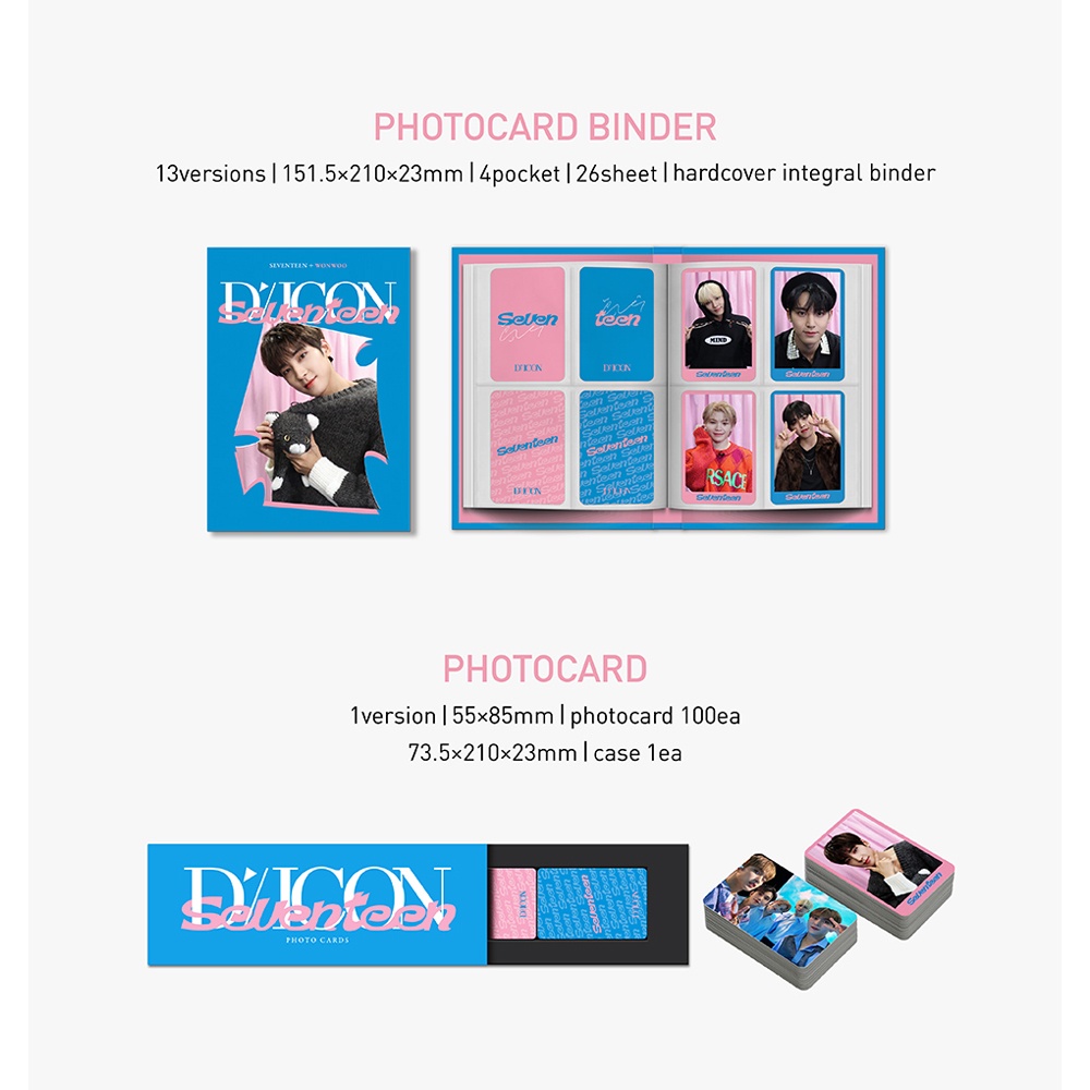 Sách ảnh Hybe Labels Seventeen - Dicon D'Festa - phiên bản nhỏ