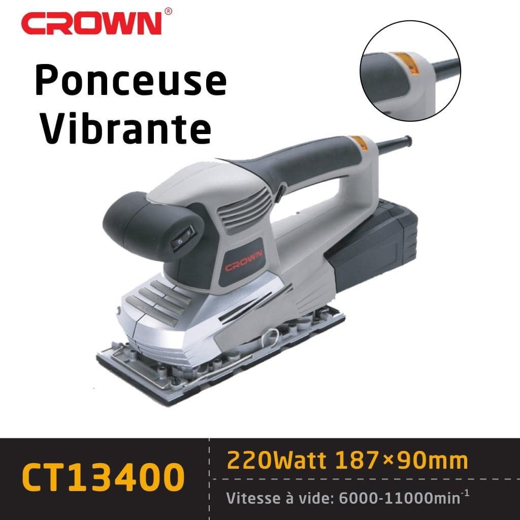 Máy Chà Nhám Rung 187x90mm - 220W Crown CT13400 - HÀNG CHÍNH HÃNG