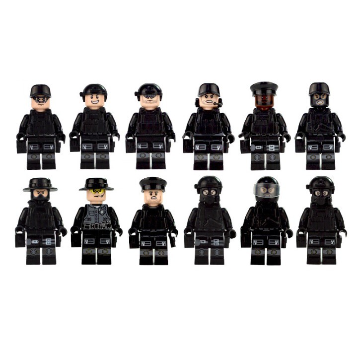 Bộ 12 mô hình nhân vật Military Police