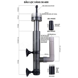 ĐẦU LỌC VÁNG ATMAN SK-600