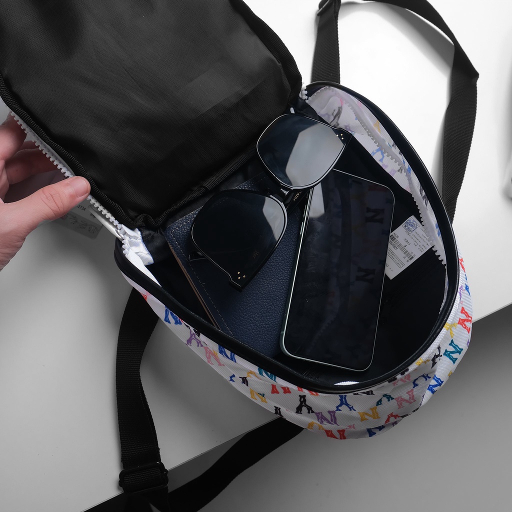 💥 XẢ HÀNG 💥 Balo mini thời trang đi học MLB in phối họa tiết NY nhiều màu