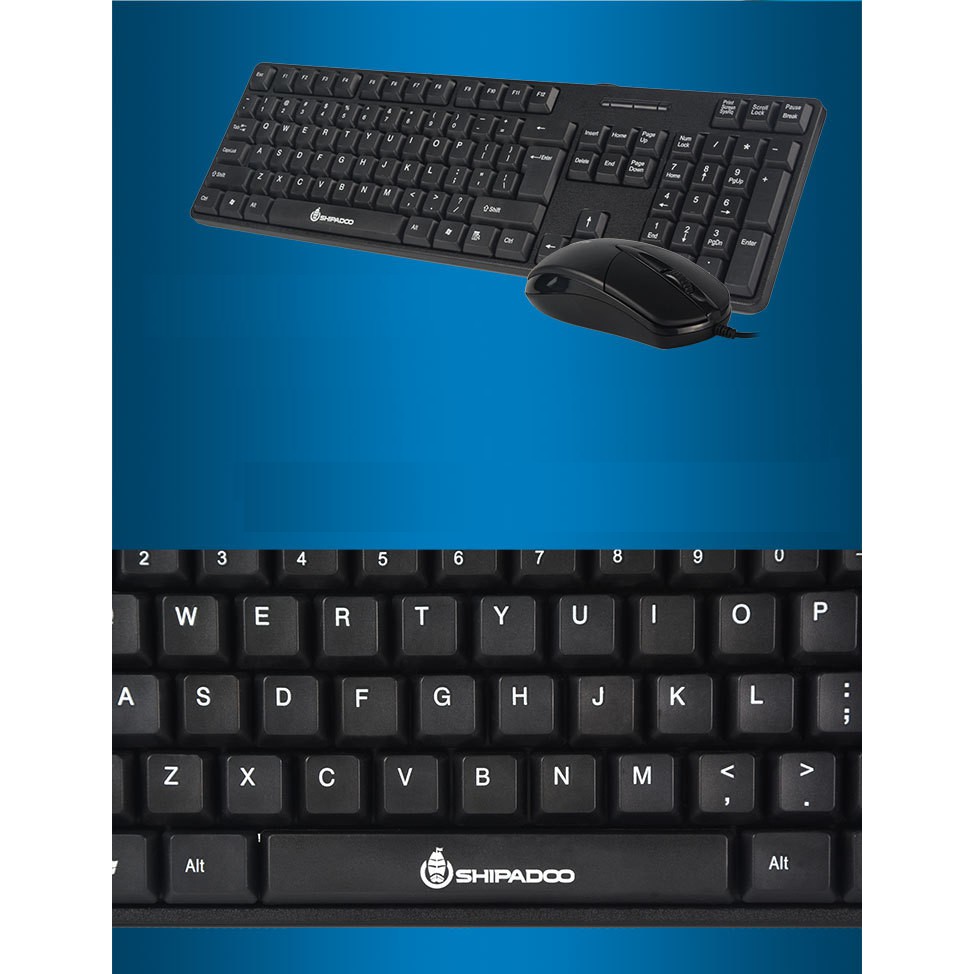Combo Bàn Phím Và Chuột Máy Tính Shipadoo V9.0 | BigBuy360 - bigbuy360.vn