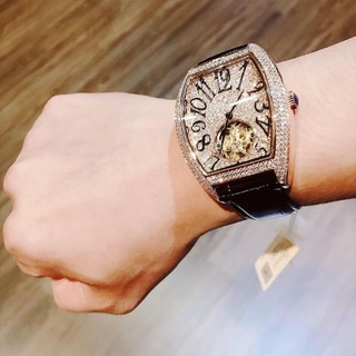 Đồng hồ nam Davena Automatic full đá cực đẹp