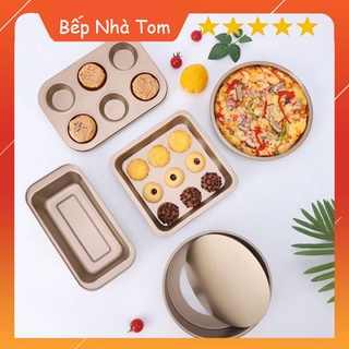 Khuôn Làm Bánh Không Dính, Khay Nướng Bánh Chống Dính Bằng Thép Carbon Cao Cấp