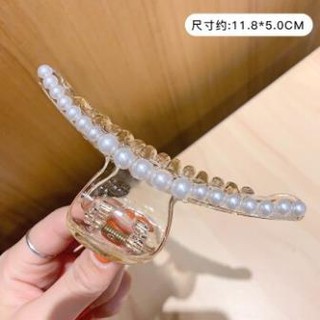 Kẹp càng đính hạt, cặp càng cua hạt cườm