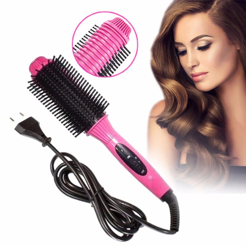 Lược điện NOVA đa năng 3 trong 1, làm xoăn ,sấy phồng ,uốn cụp