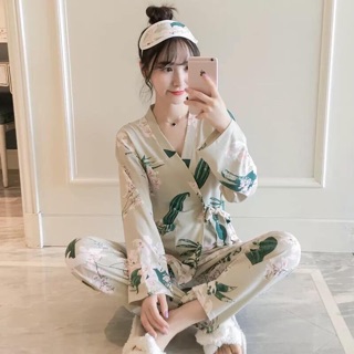 Bộ ngủ Kimono sang chảnh