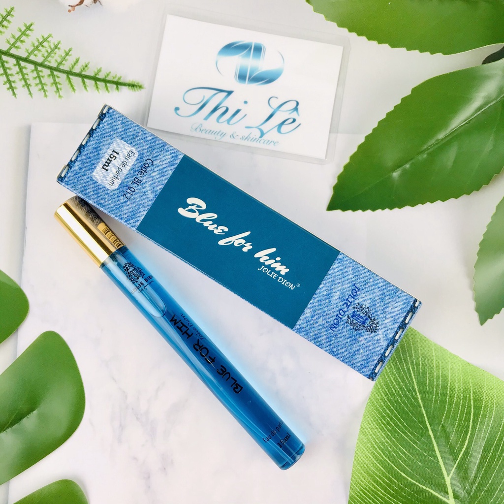 Nước Hoa Blue nam chính hãng thơm lâu Singapore Jolie Dion  15ml