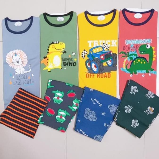 [sale sale/ 26 -36kg] Bộ Dài Tay Cotton Xuất Hàn Quảng Châu Loại 1 Cho Bé trai