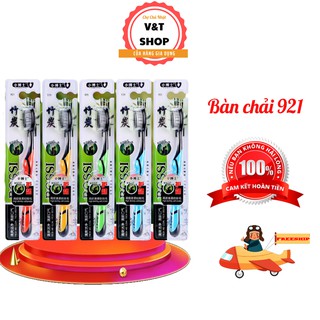 Combo 5 chiếc bàn chải than tre Hàn Quốc 921 cực sạch