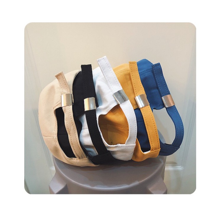 Mũ lưỡi trai che nắng màu trơn phong cách hip hop hàn quốc thời trang mùa hè cho nữ