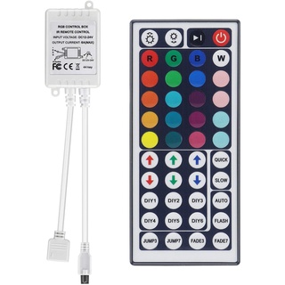 1-Cổng 44 Phím RGB IR Điều khiển từ xa cho 5050 2835 3528 Đèn LED dải RGB Điện áp ra DC12V-24V LED RGB IR Điều khiển từ xa