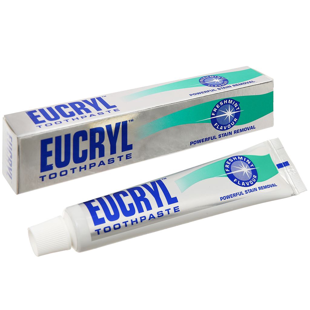 Kem Đánh Răng Tẩy Trắng Eucryl Toothpaste 62g [NHẬP KHẨU CHÍNH HÃNG 100%]