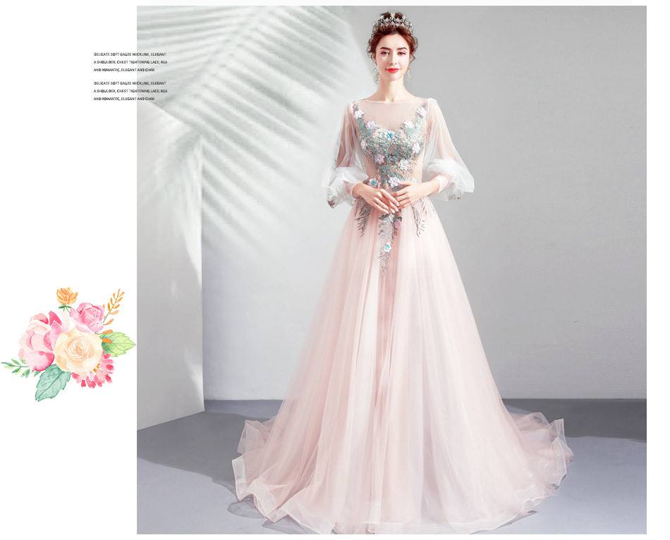 Đầm Maxi Tay Dài Phối Ren Thanh Lịch Cho Nữ | BigBuy360 - bigbuy360.vn