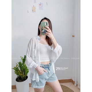 Áo sơ mi xuyên thấu