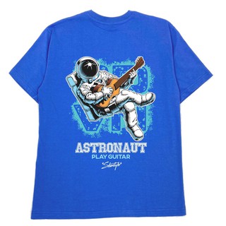 Mẫu ASTRONAUT PLAY GUITAR - Áo Thun Unisex Cho Tuổi Teen Hot Trend 2021, Mẫu Mới Nhất