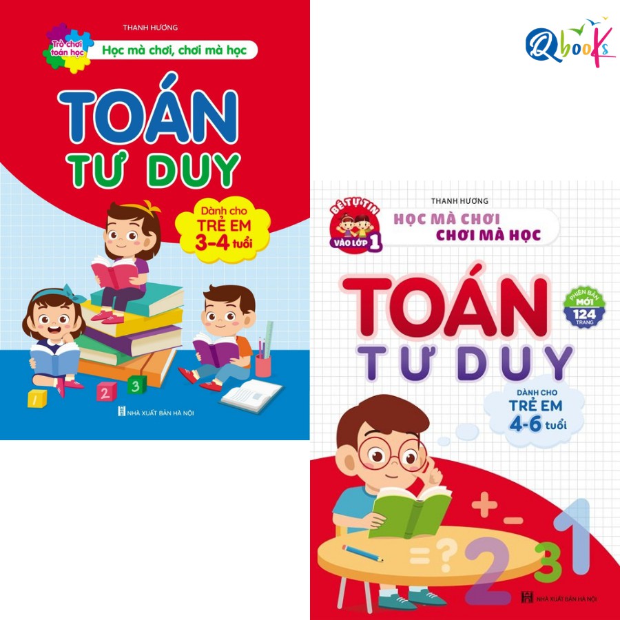 Sách Combo Toán Tư Duy 3 4 và Toán Tư Duy 4 6 (2 cuốn)