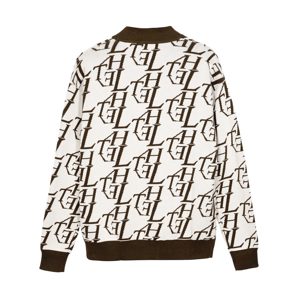 THELSTUDIOS Áo Cardigan họa tiết Monogram | WebRaoVat - webraovat.net.vn