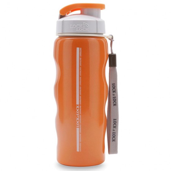 Bình Nước Thể Thao Thép Không Gỉ Lock&Lock LHC213 550ml Orange