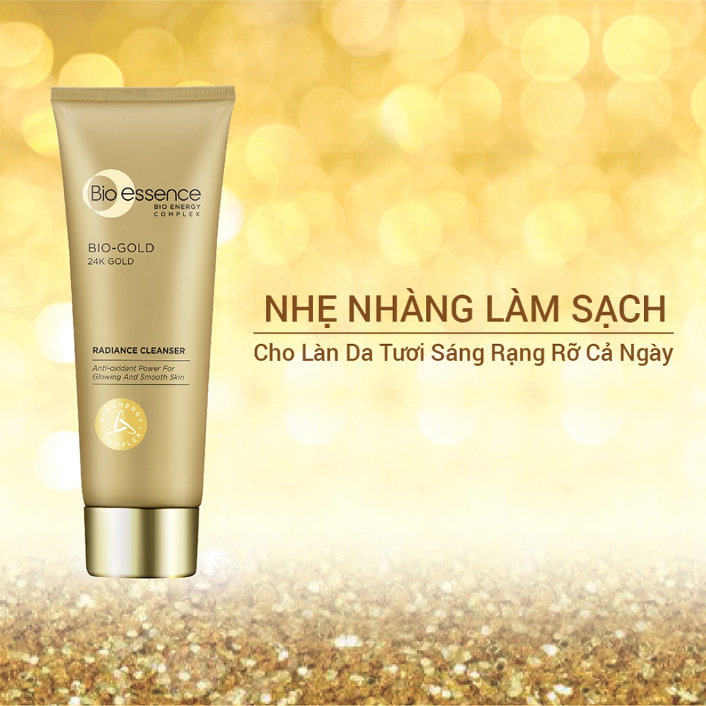 Sữa Rửa Mặt Bio Essence Giảm Lão Hóa Chiết Xuất Gold 24K 100g