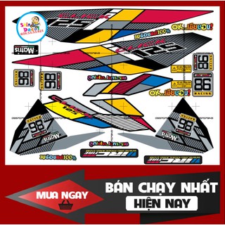 [SHIN DECAL] Tem xe Click 125 2017 dán xe đen