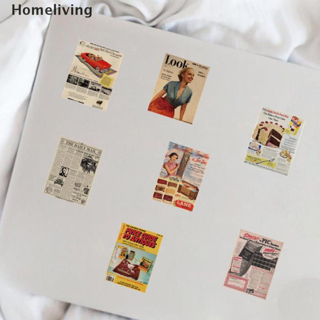 Bộ 50 Miếng Dán Trang Trí Nón Bảo Hiểm / Đàn Ghi Ta Phong Cách Âu Mỹ Cổ Điển