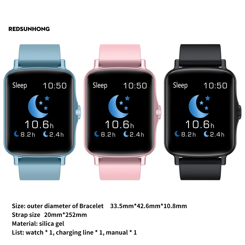 Đồng Hồ Thông Minh Đa Chức Năng Theo Dõi Sức Khoẻ Kiểu Dáng Thể Thao