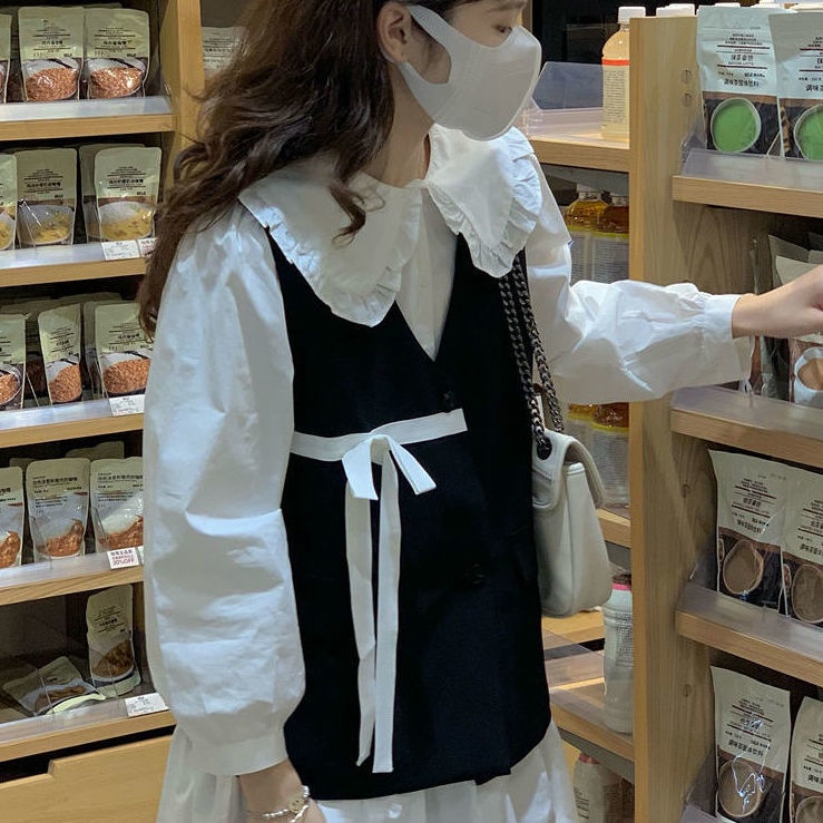 Đầm Tay Dài Cổ Búp Bê Mới