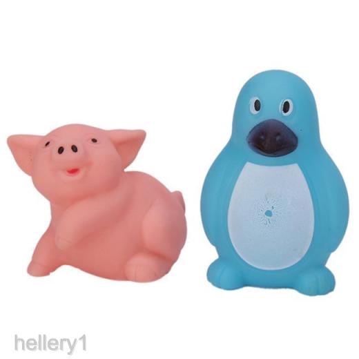[Hellery1] Đồ Chơi Bóp Mềm Hình Động Vật Phát Ra Tiếng Kêu Cho Bé Chơi Khi Tắm (13 Món)