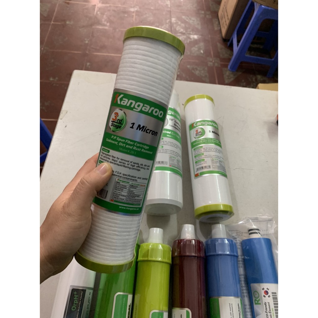 Combo 9 Lõi Lọc Nước Kangaroo ♥️ Lõi Lọc Nước Kangaroo Số 1,2,3,4,5,6,7,8,9 ♥️ Lõi Lọc Nước | BigBuy360 - bigbuy360.vn