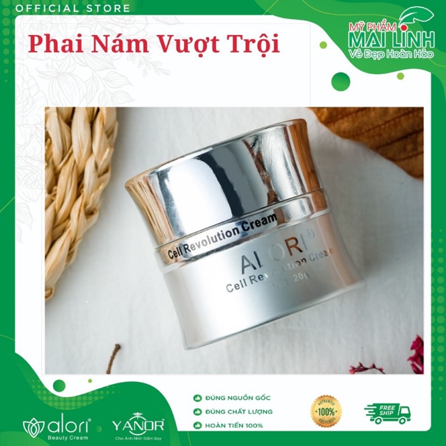 [Hiệu Quả Vượt Trội] Kem Chuyên Trị Nám, Phai Vết Nám, Đốm Nám Mảng Chuyên Biệt Và Dưỡng Trắng Da Cao Cấp ALORI 20Gram | BigBuy360 - bigbuy360.vn