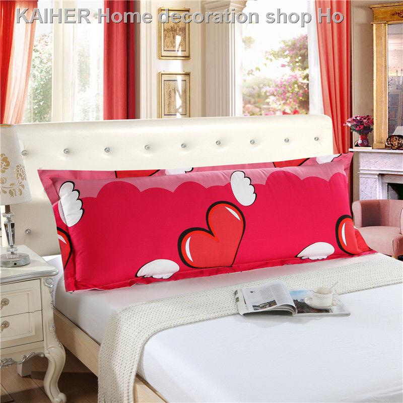 Vỏ gối đôi dài 1m 1.2m/1.5m/1.8m kiểu dáng dễ thương cho cặp đôi