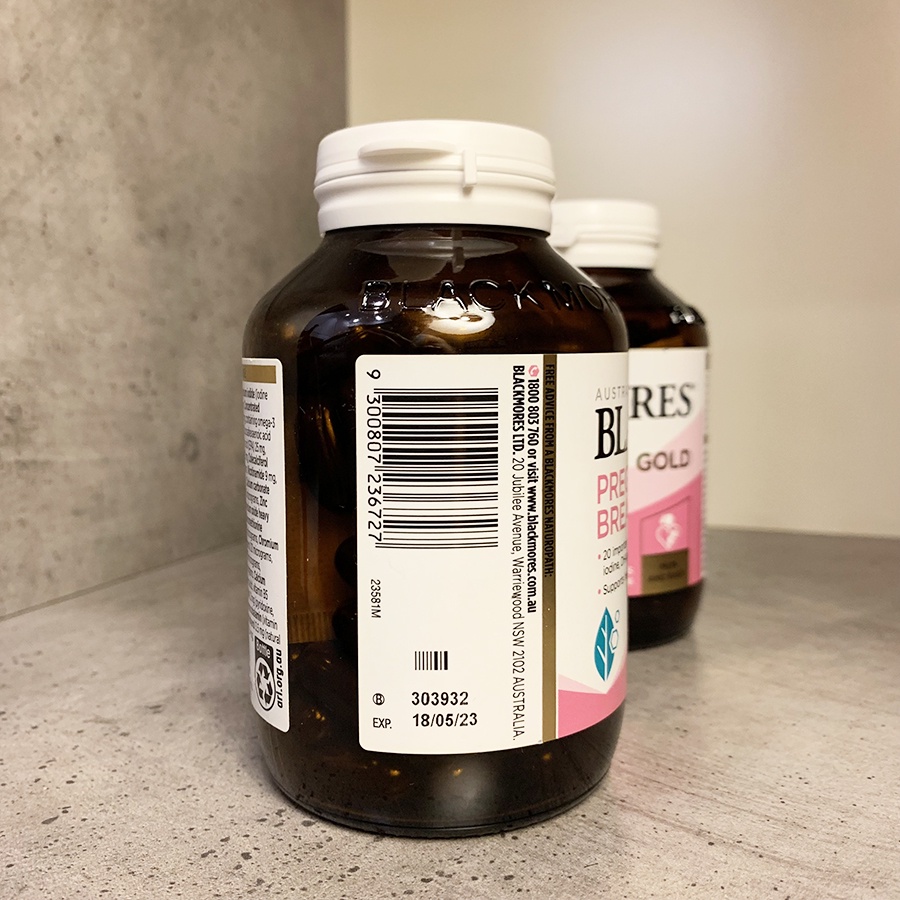 Vitamin tổng hợp cho bà bầu Blackmores Pregnancy and Breastfeeding Gold