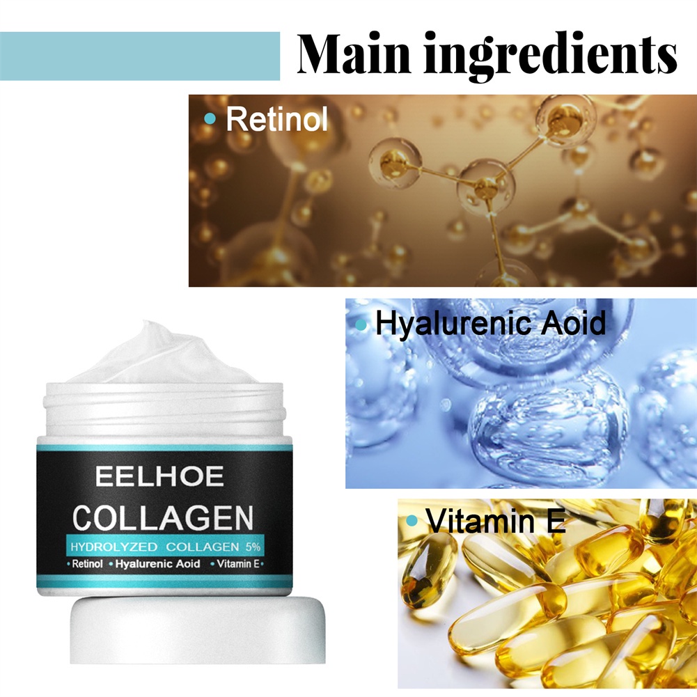 Eelhoe Vitamin E / Collagen / Retinol/Nâng Làm Săn Chắc/Giữ Ẩm Làm Trắng Sáng Kem/Người Đàn Ông Của Kem Mắt Kem Aubessds