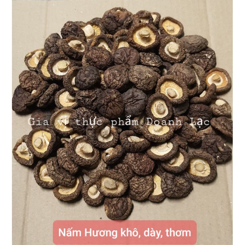 Nấm Hương khô / Nấm Hương Mũ tròn dày, thơm, mới