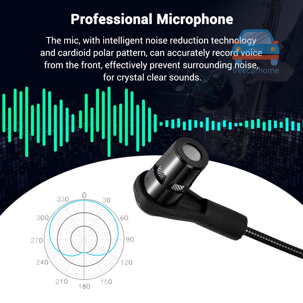 Micro Không Dây UHF Có Kẹp Dành Cho Kèn Saxophone Trumpets Clarinet