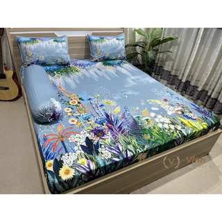 Bộ Drap Thun Lạnh Ý 5D