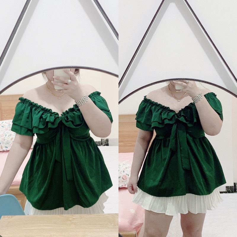 Áo trễ vai thắt dây