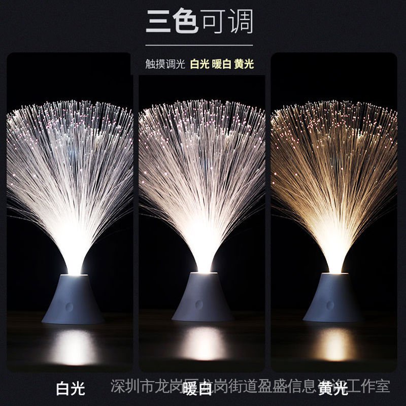 Đèn Ngủ led Sợi Quang Nhiều Màu Độc Đáo Trang Trí Phòng Ngủ/ Phòng Ngủ Cho Bé Gái