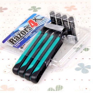 Bộ 4 cây dao cạo râu razors 4x tiện lợi