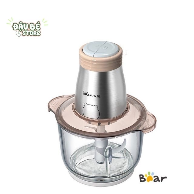 MÁY XAY THỰC PHẨM ĐA NĂNG BEAR 2L / MÁY XAY THỊT CỐI THUỶ TINH TIỆN DỤNG [ CHÍNH HÃNG - CÓ BẢO HÀNH ] - DAUBE - MX001