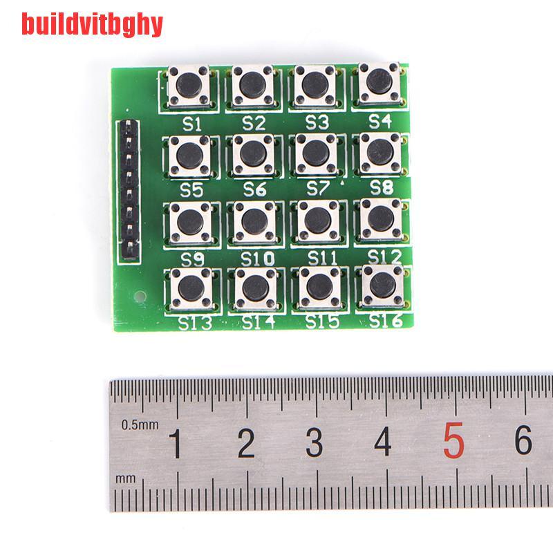 {buildvitbghy}4*4 Matrix Keypad Keyboard Module 16 Botton MCU For Arduino Atmel Stmap OSE