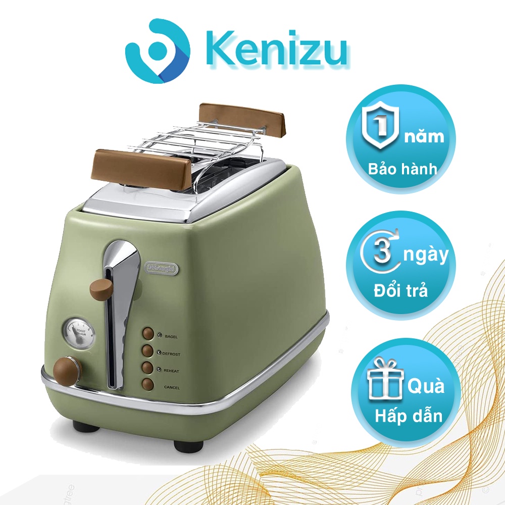 Máy nướng bánh mì Delonghi Icona Vintage CTOV 2103 nhập khẩu Đức